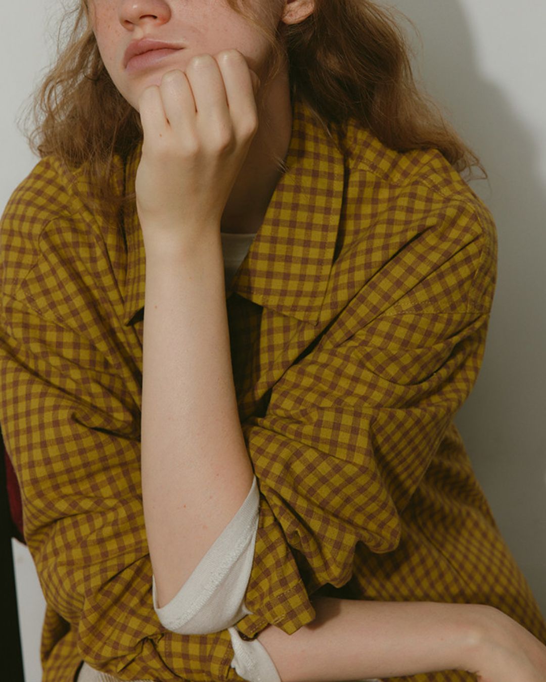 Relaxed Check Shirt　LS046