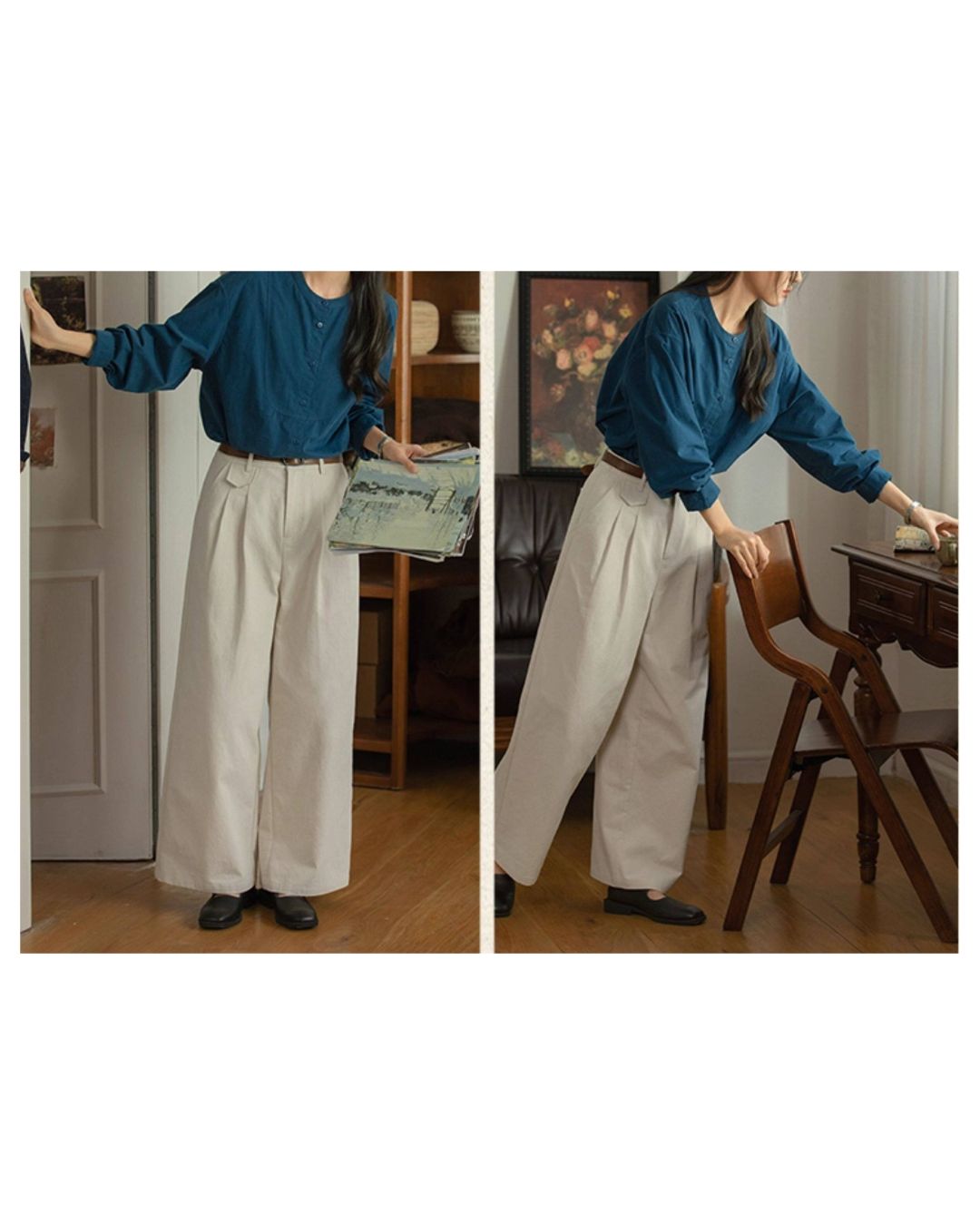Cotton Wide Pants　PT043