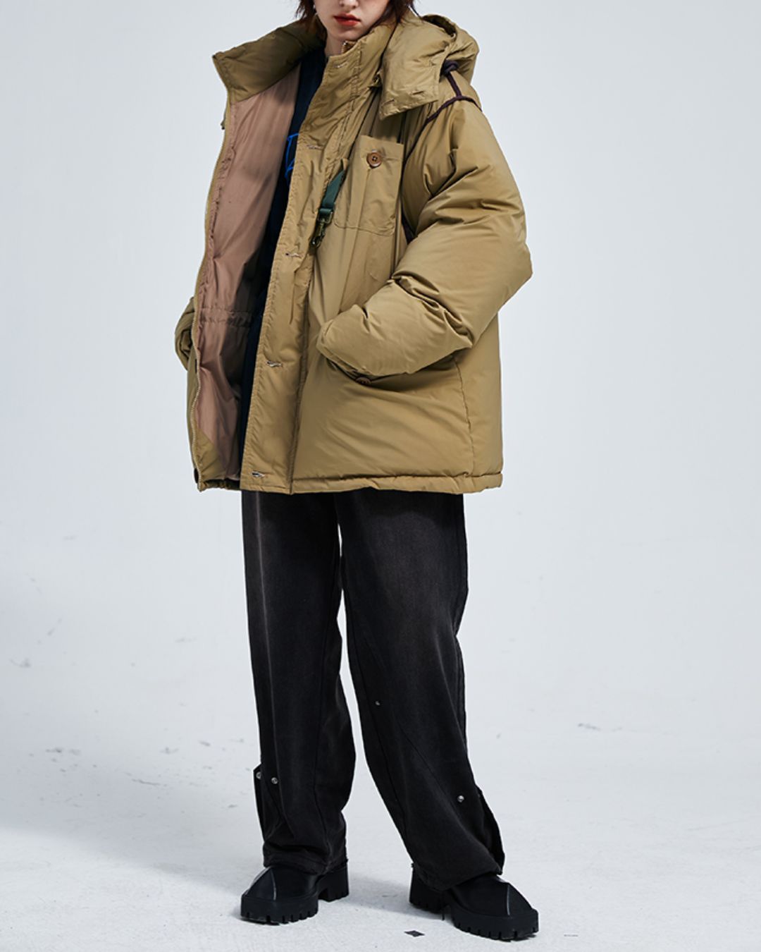 White Duck Down Work Jacket　JK073