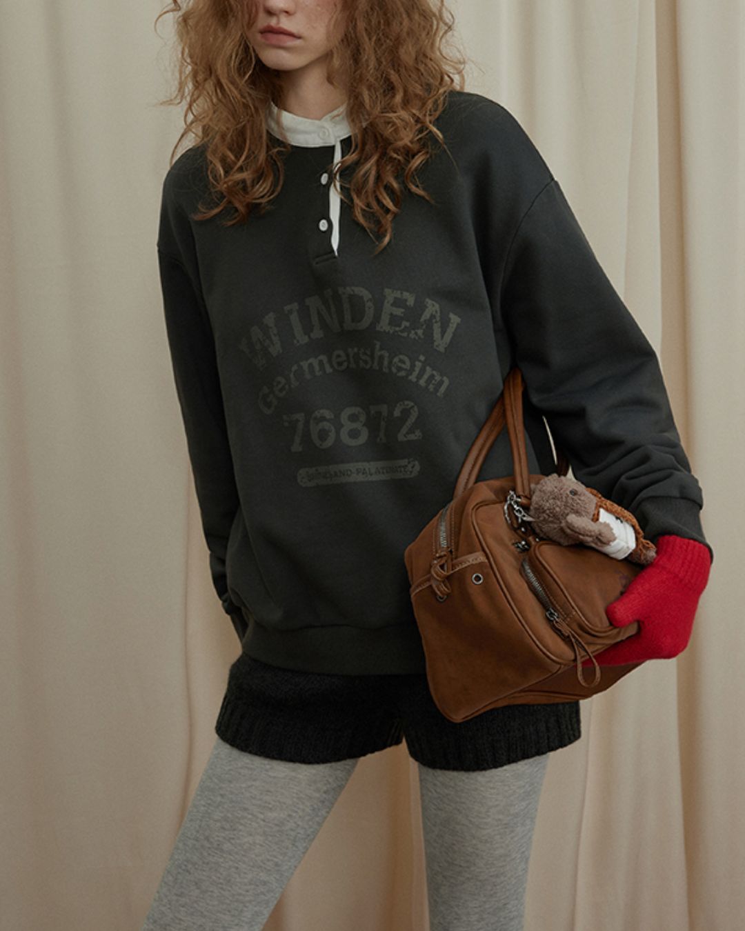 Vintage Logo Fake Layered Sweat　SW007