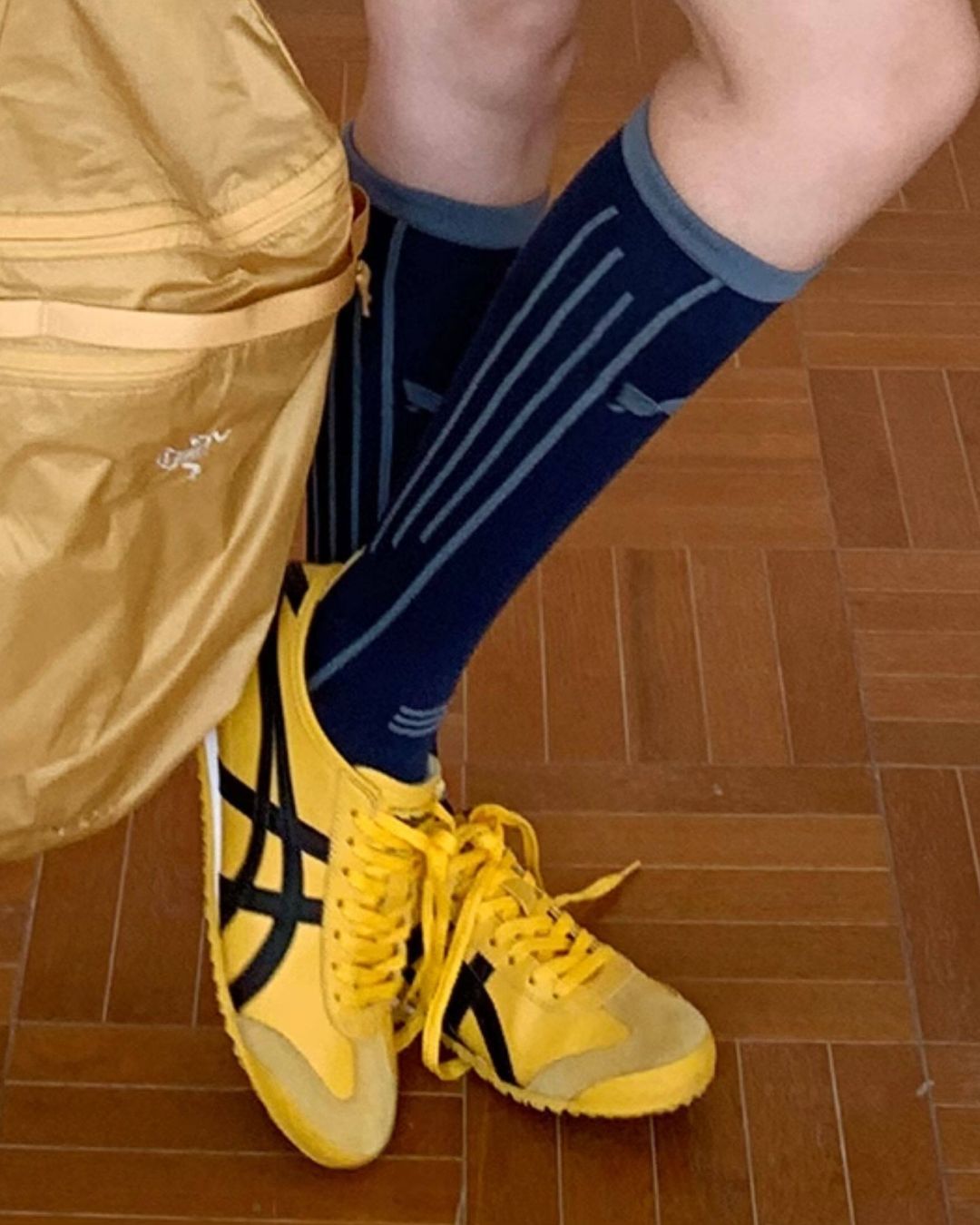 Color Block Sports Knee Socks　OR001