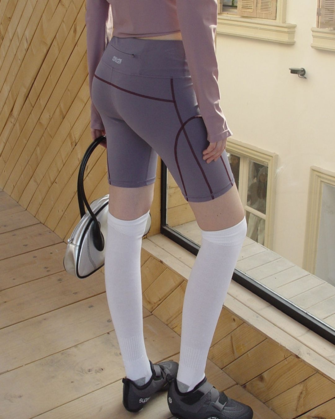 Color Block Fitness Shorts　SP002