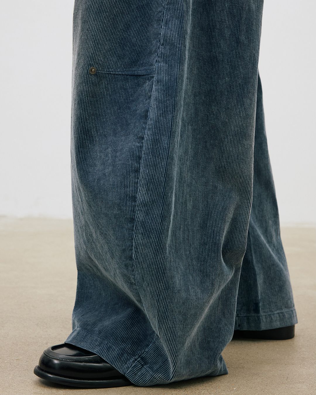Washed Corduroy Curve Pants　PT044