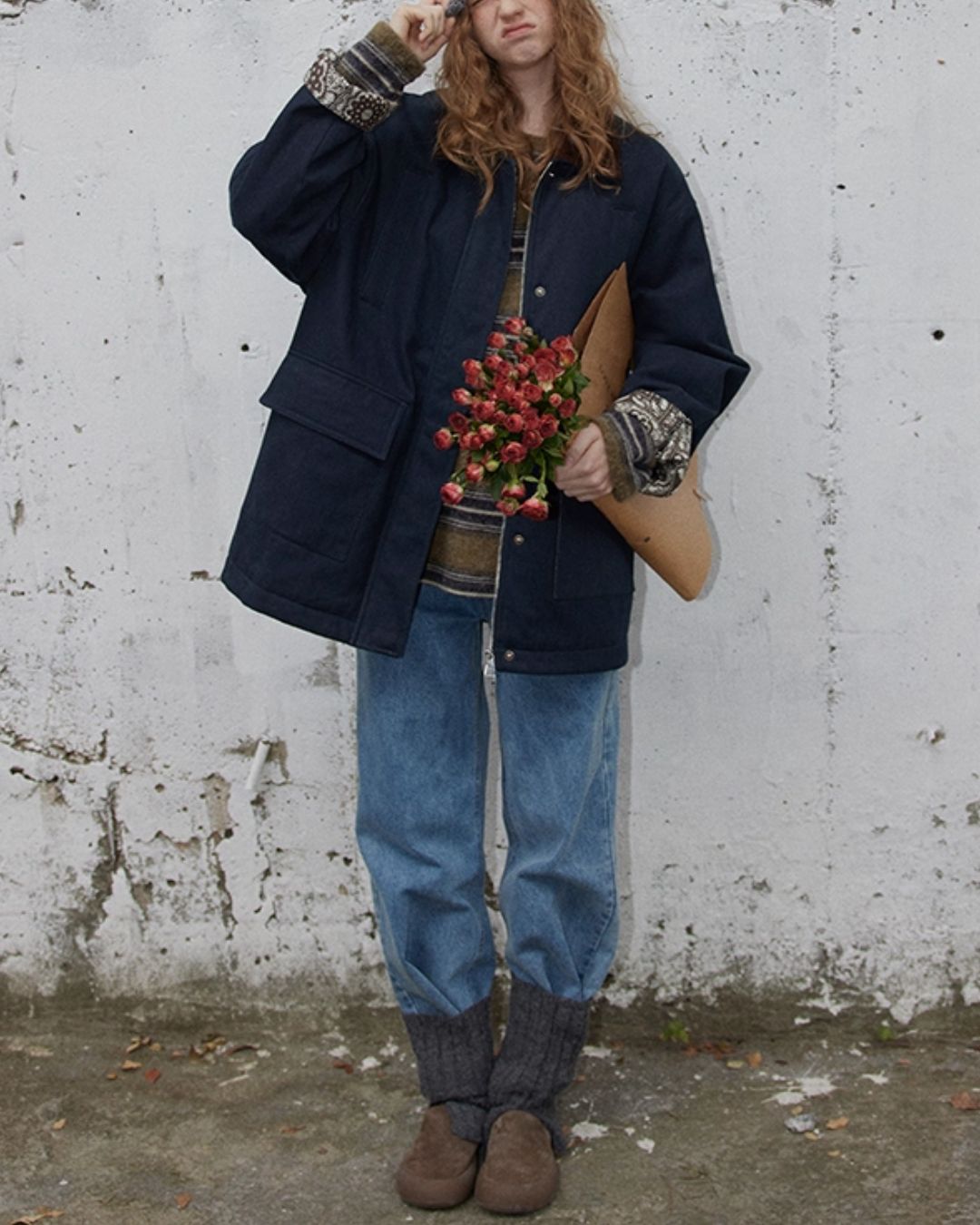 Loose Fit Straight Jeans　DP012