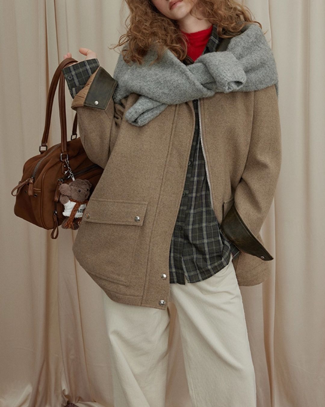 Contrast Color Classic Jacket　JK043