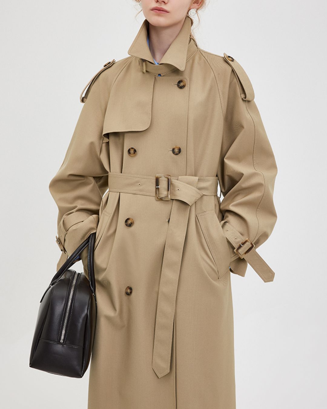 Double-breasted Trench Coat　CT006