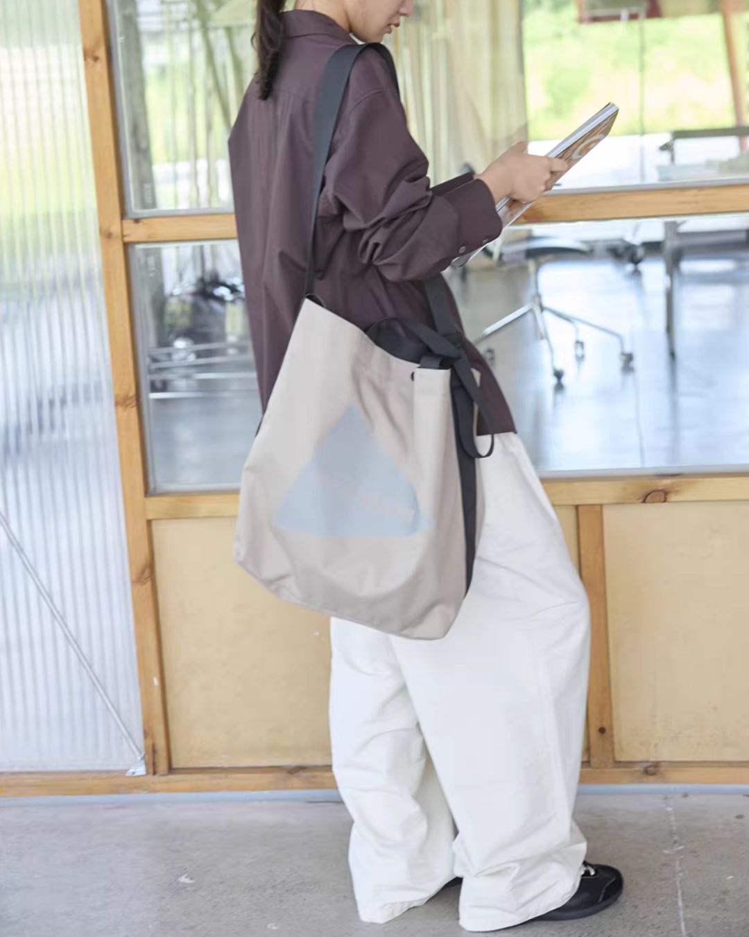 Cotton Pleated Shirt　LS065