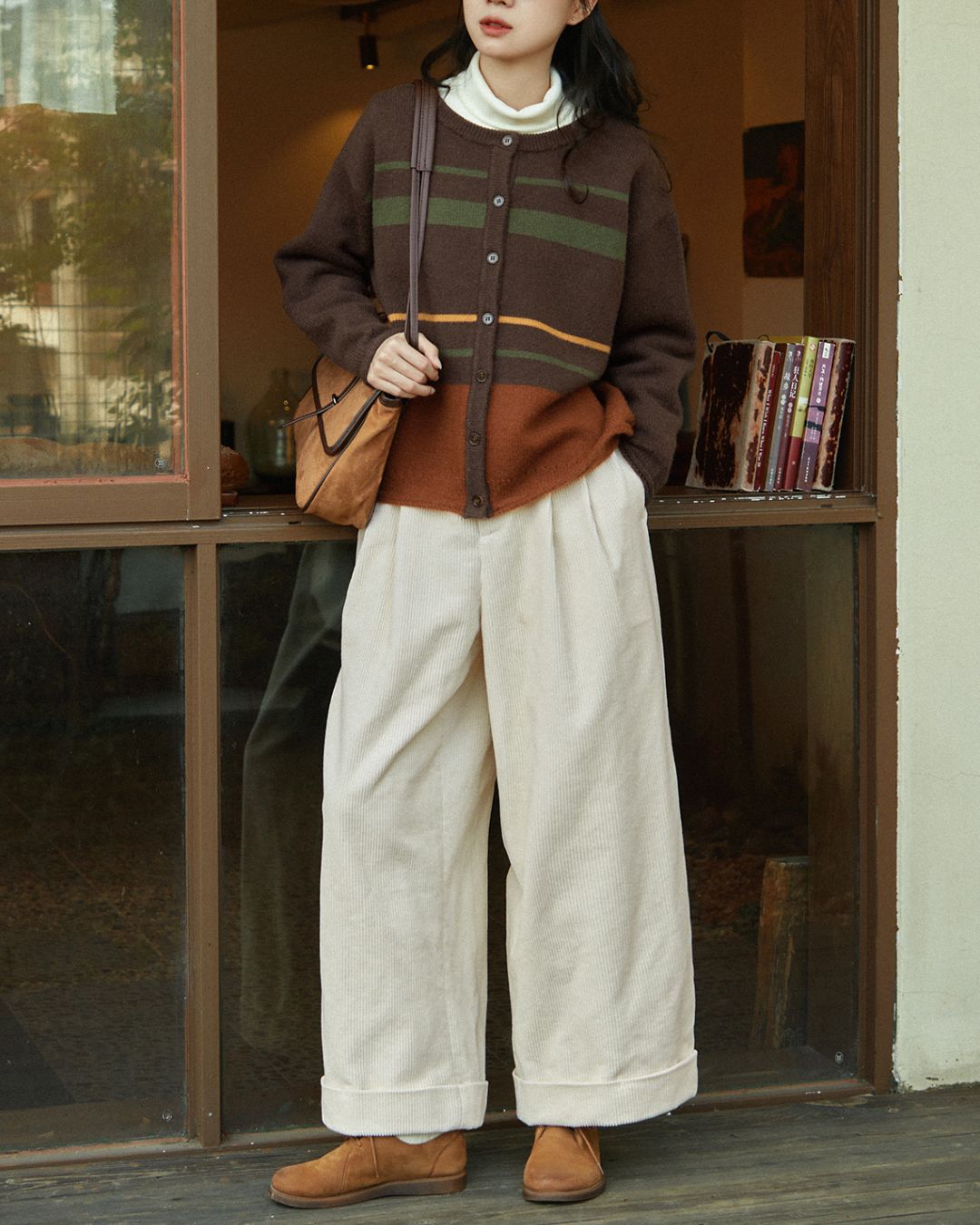 Corduroy Double Wide Pants　PT029