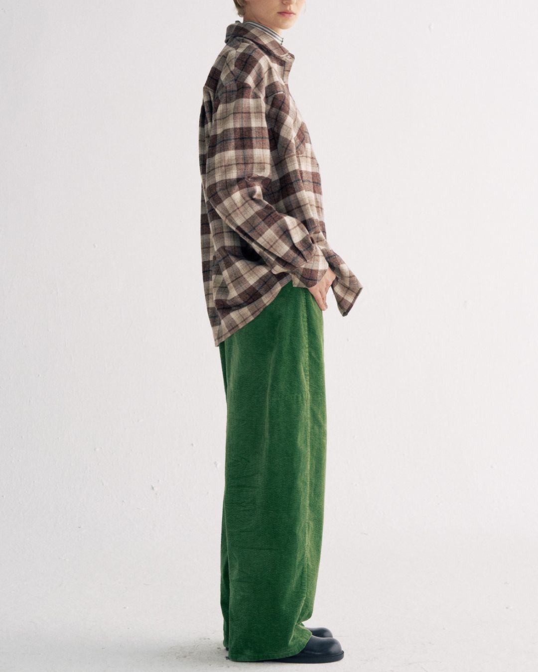 Flannel Cotton Check Shirt　LS039