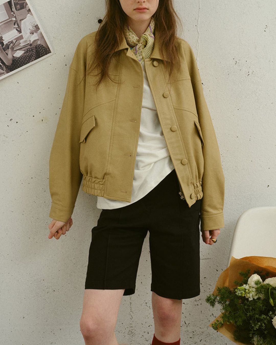 Basic Straight Half Pants　SP004