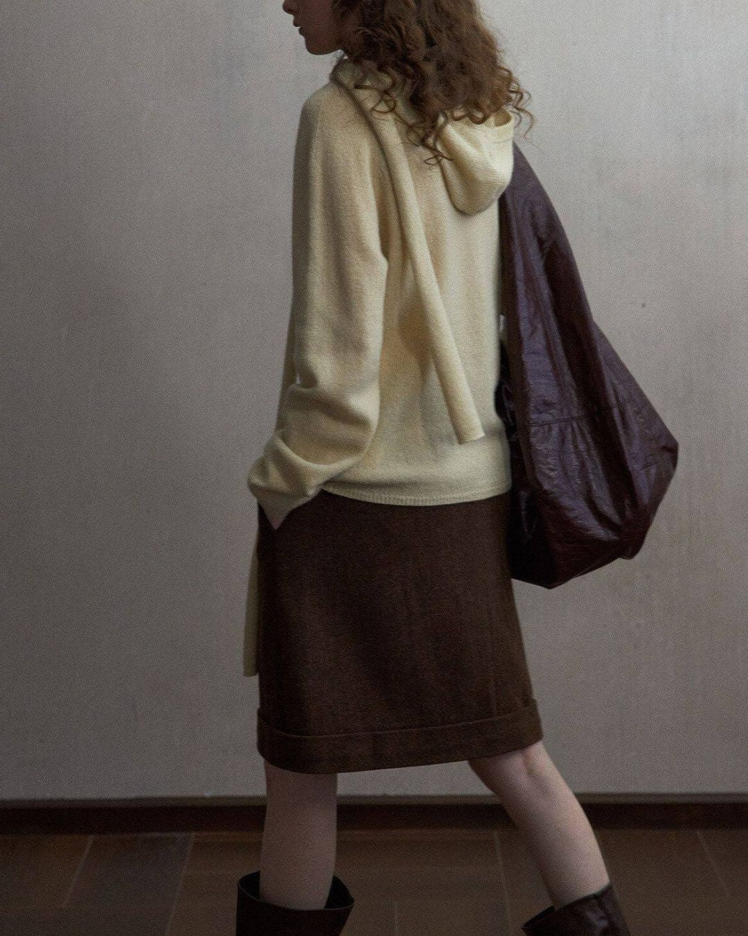 Basic Yak Wool Color Knit Pullover　KN109