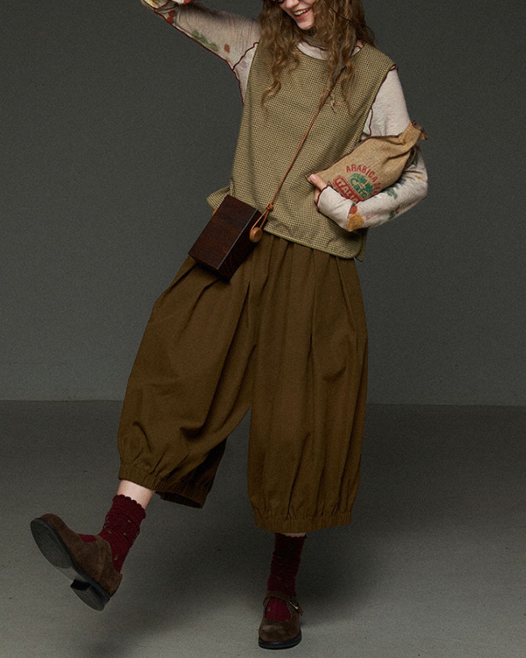 Cropped Pumpkin Pants　PT014