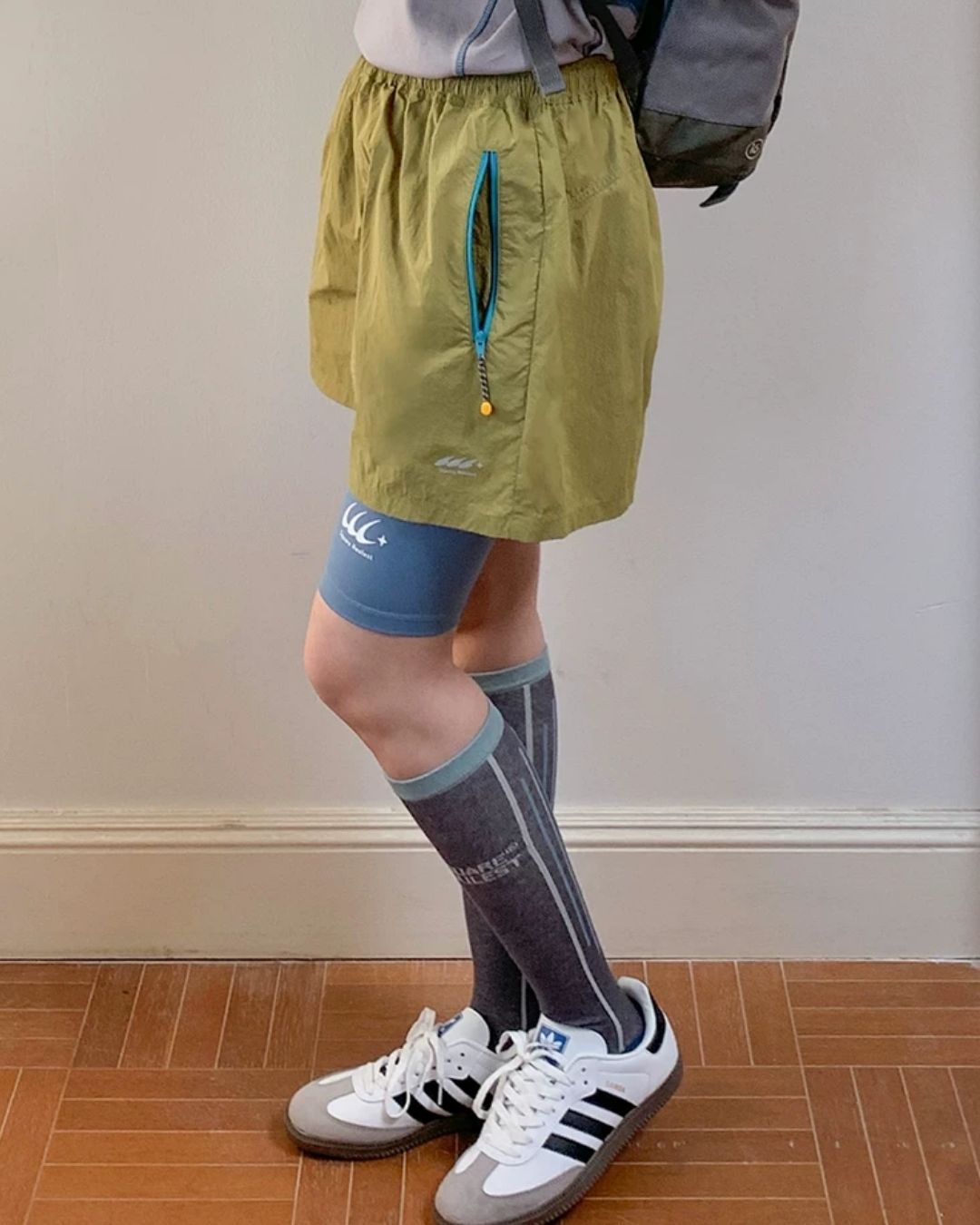 High-waisted Above-the-knee Fitness Pants　SP003