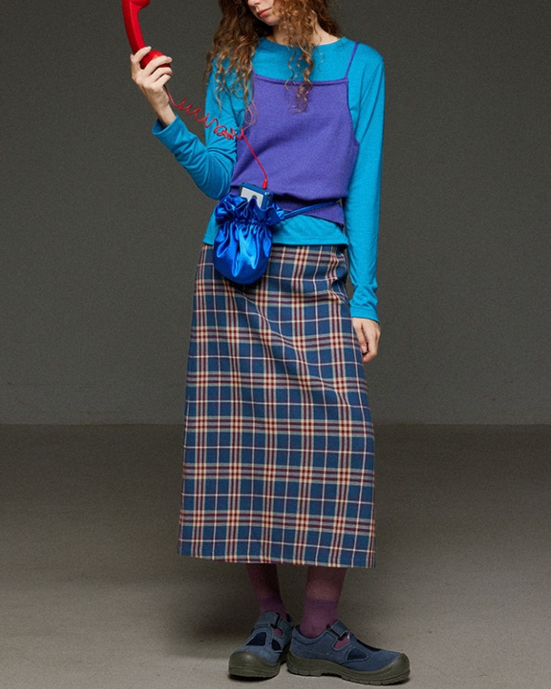 Boat Neck Slim Fit T-shirt　LT012