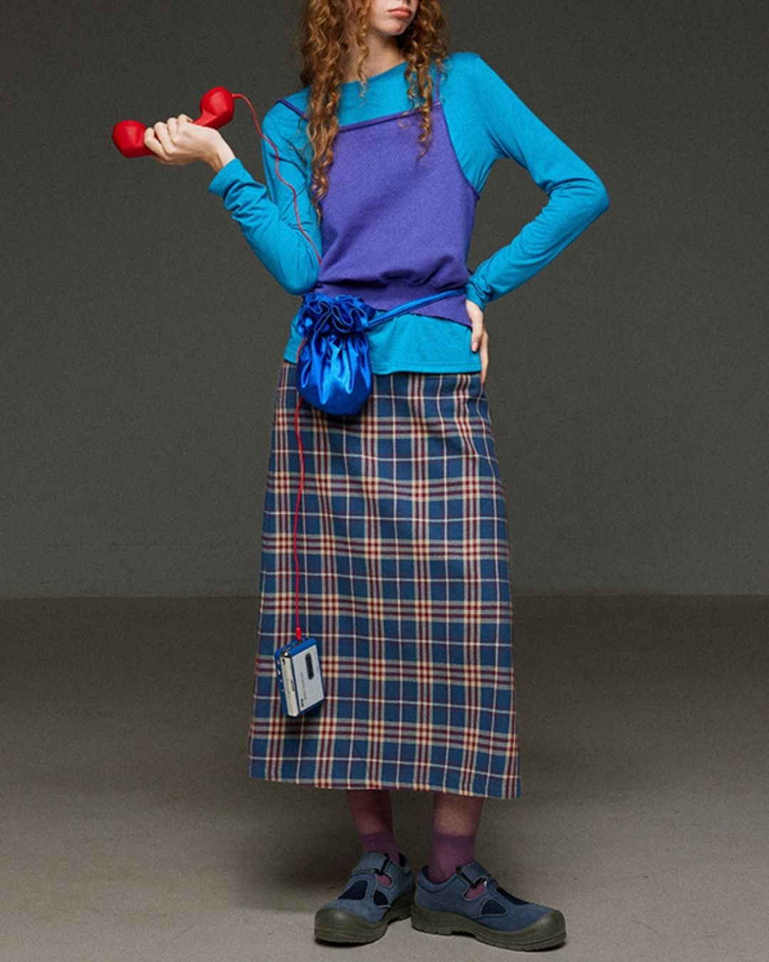 Boat Neck Slim Fit T-shirt　LT012