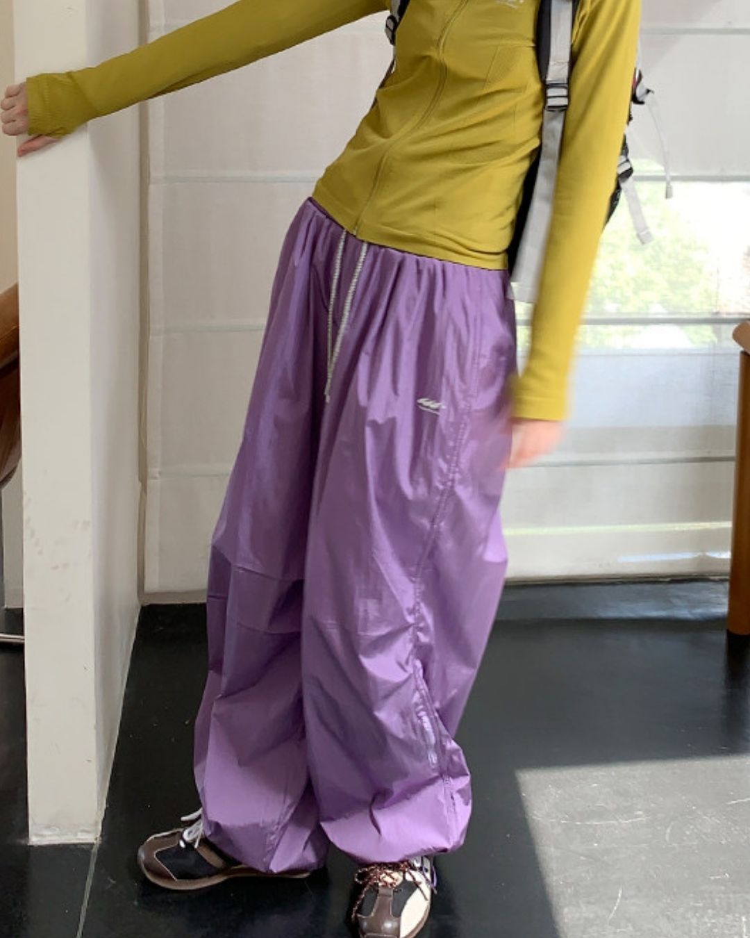 Drawcord Hem Outdoor Pants　PT041