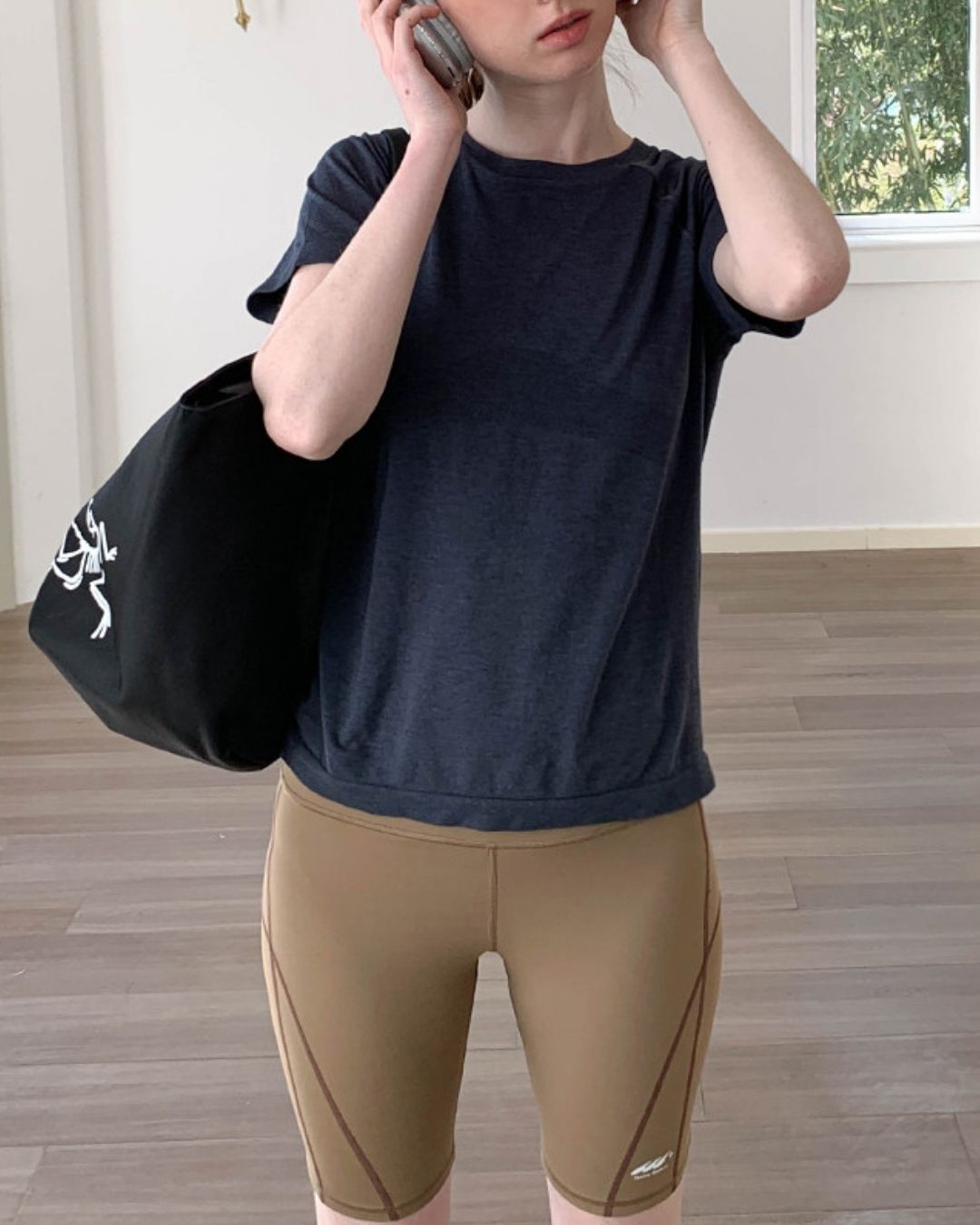 Color Block Fitness Shorts　SP002