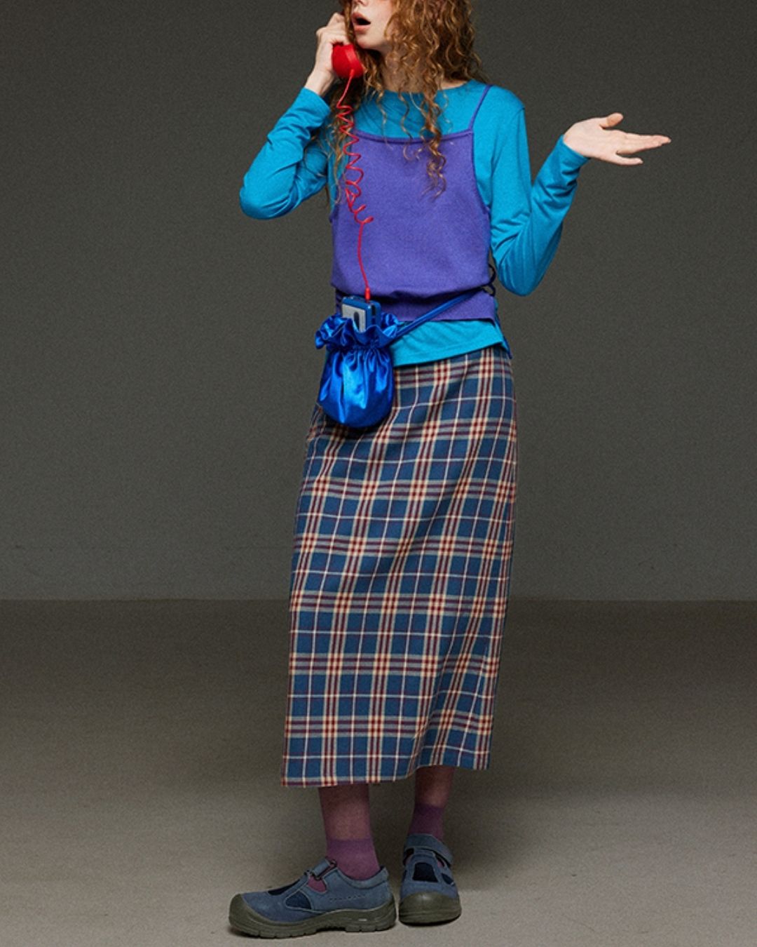 Boat Neck Slim Fit T-shirt　LT012