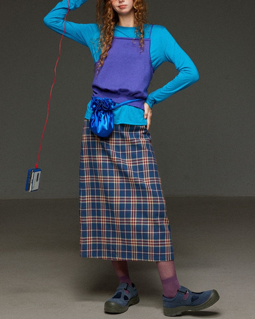 Boat Neck Slim Fit T-shirt　LT012