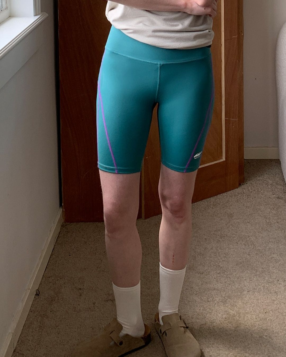 Color Block Fitness Shorts　SP002