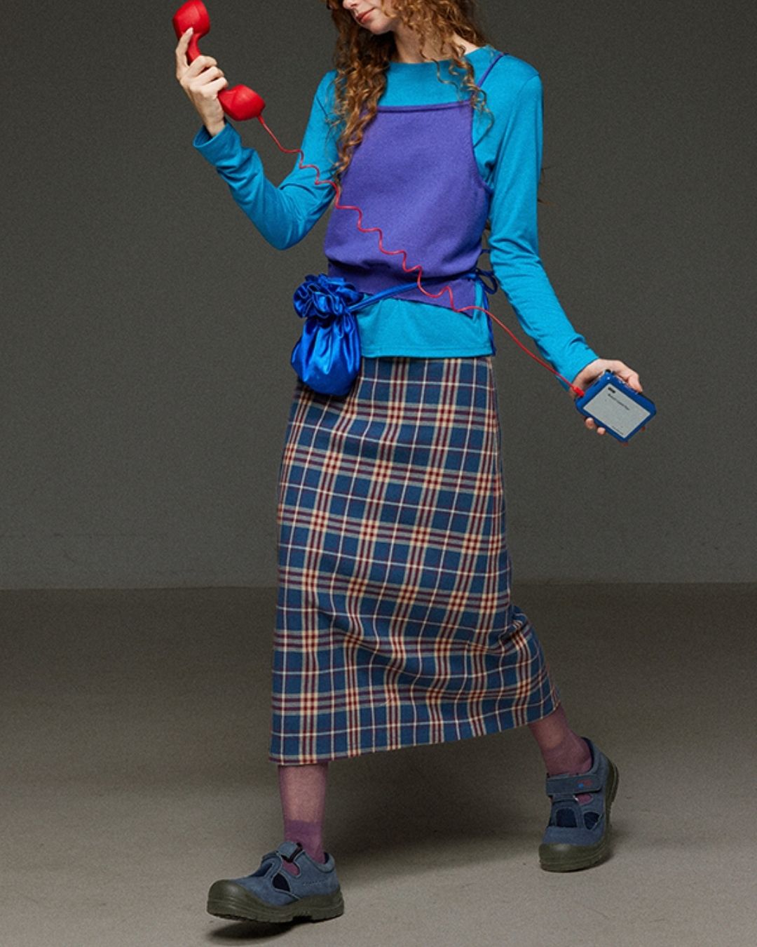 Boat Neck Slim Fit T-shirt　LT012