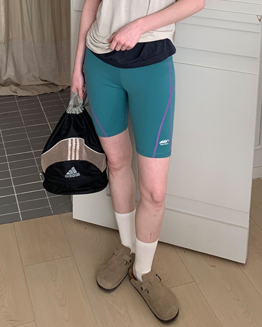 Color Block Fitness Shorts　SP002