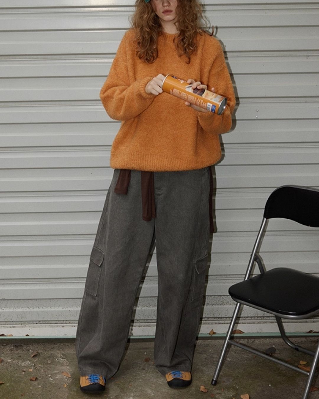 Work Denim Wide Pants　DP008