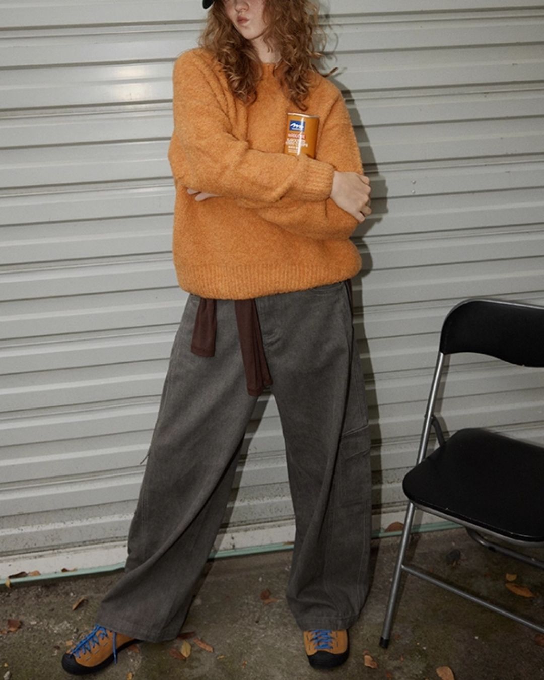 Work Denim Wide Pants　DP008