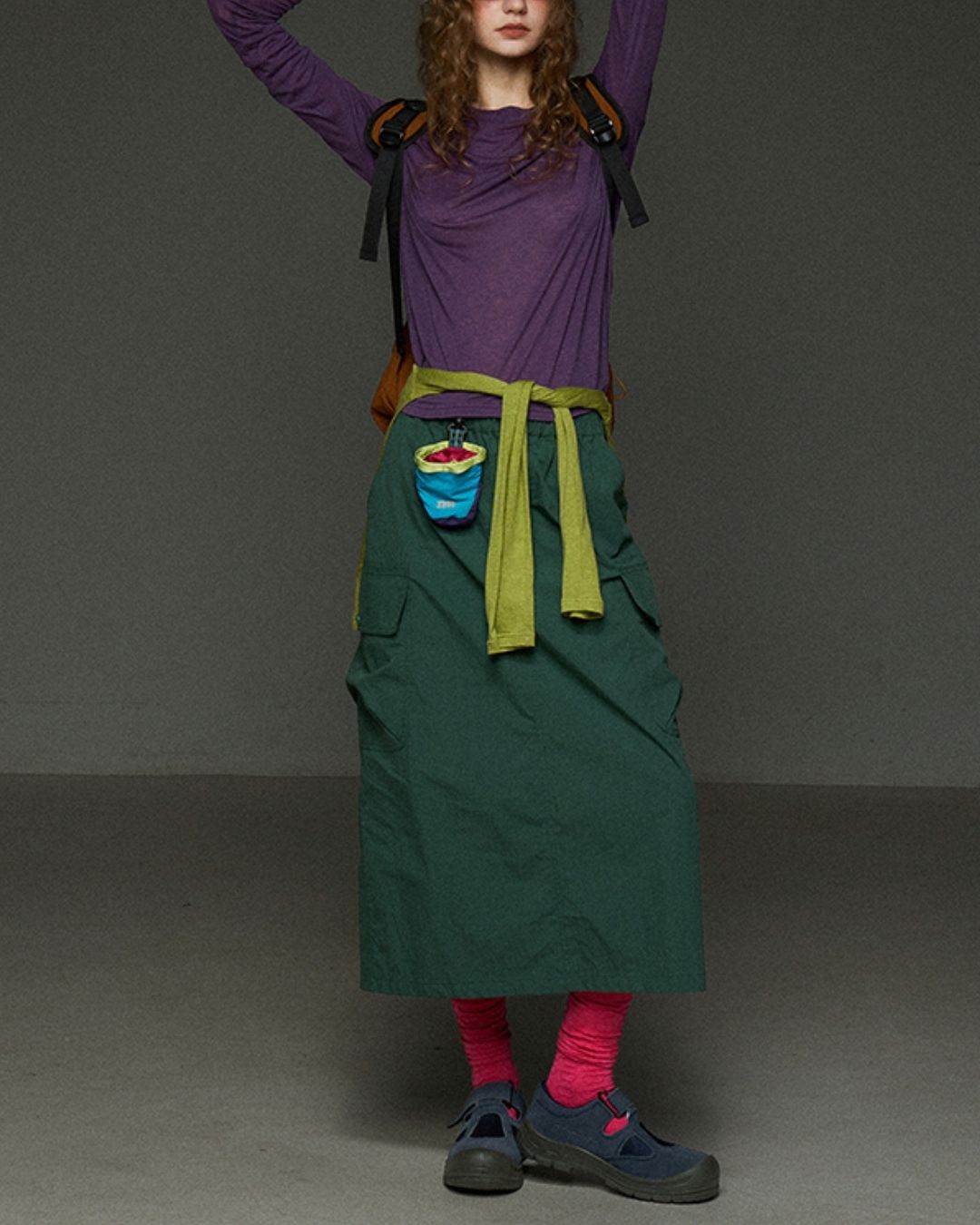 Boat Neck Slim Fit T-shirt　LT012