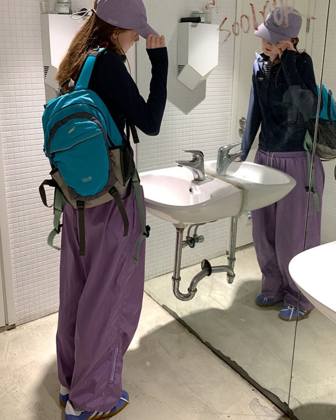 Drawcord Hem Outdoor Pants　PT041