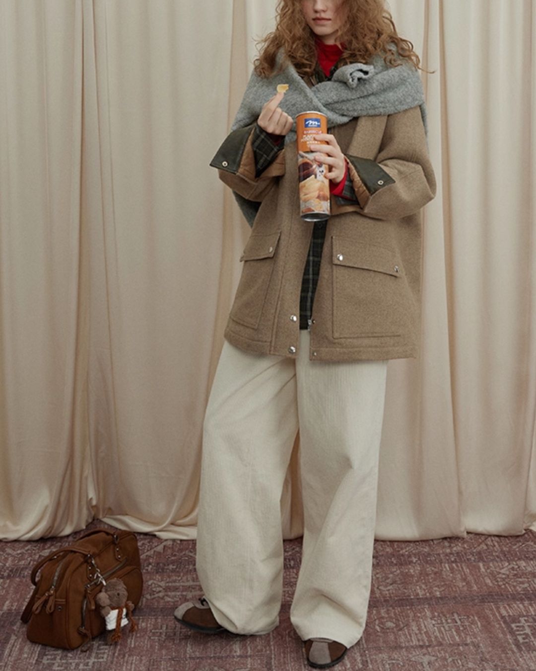 Contrast Color Classic Jacket　JK043