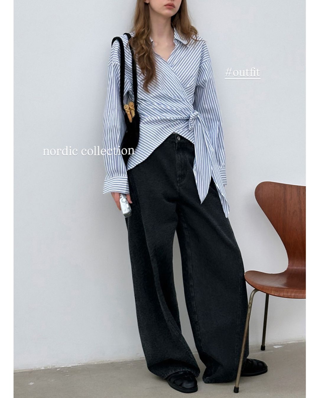 Skipper Wrap Striped Shirt　LS020