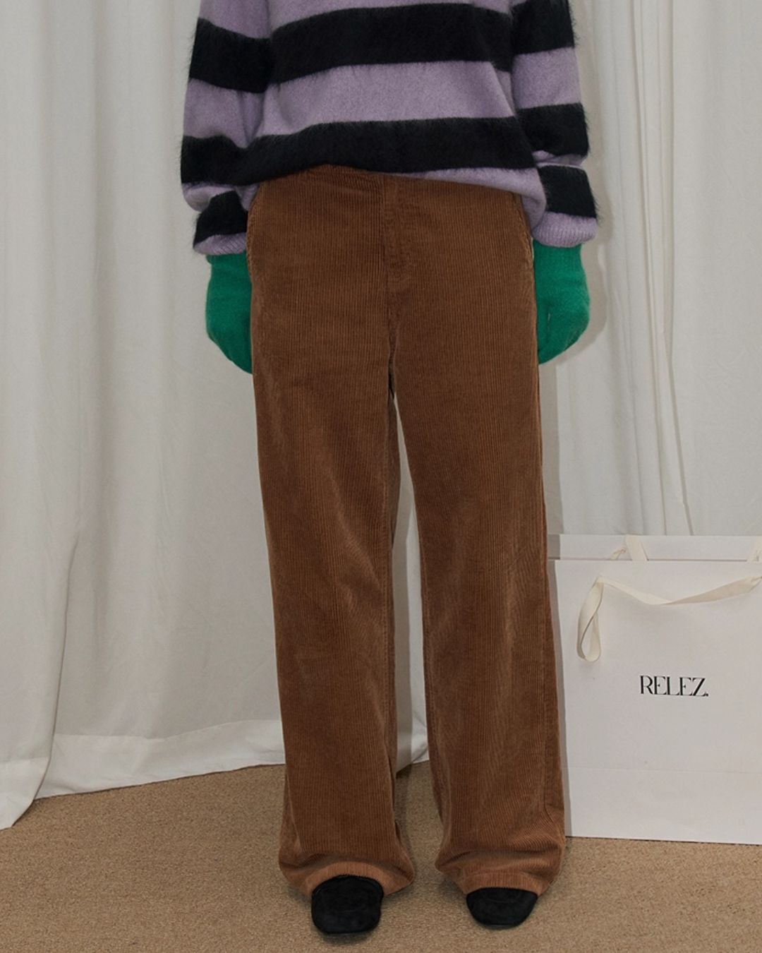 Corduroy Straight Pants　PT019