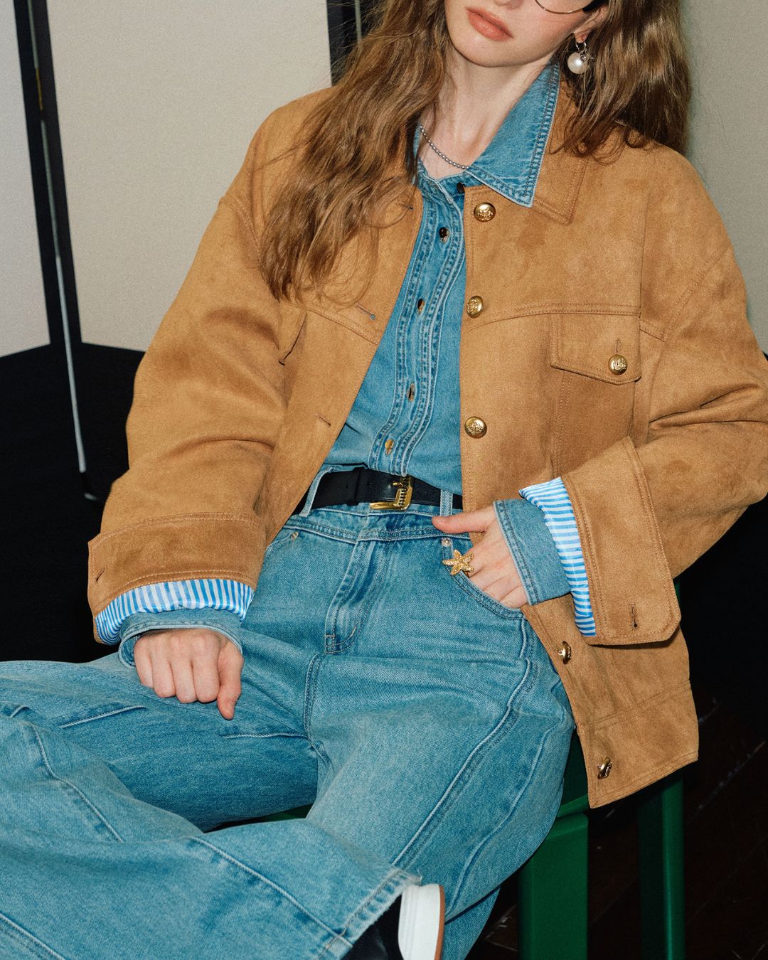 Classic Suede Jacket　JK039