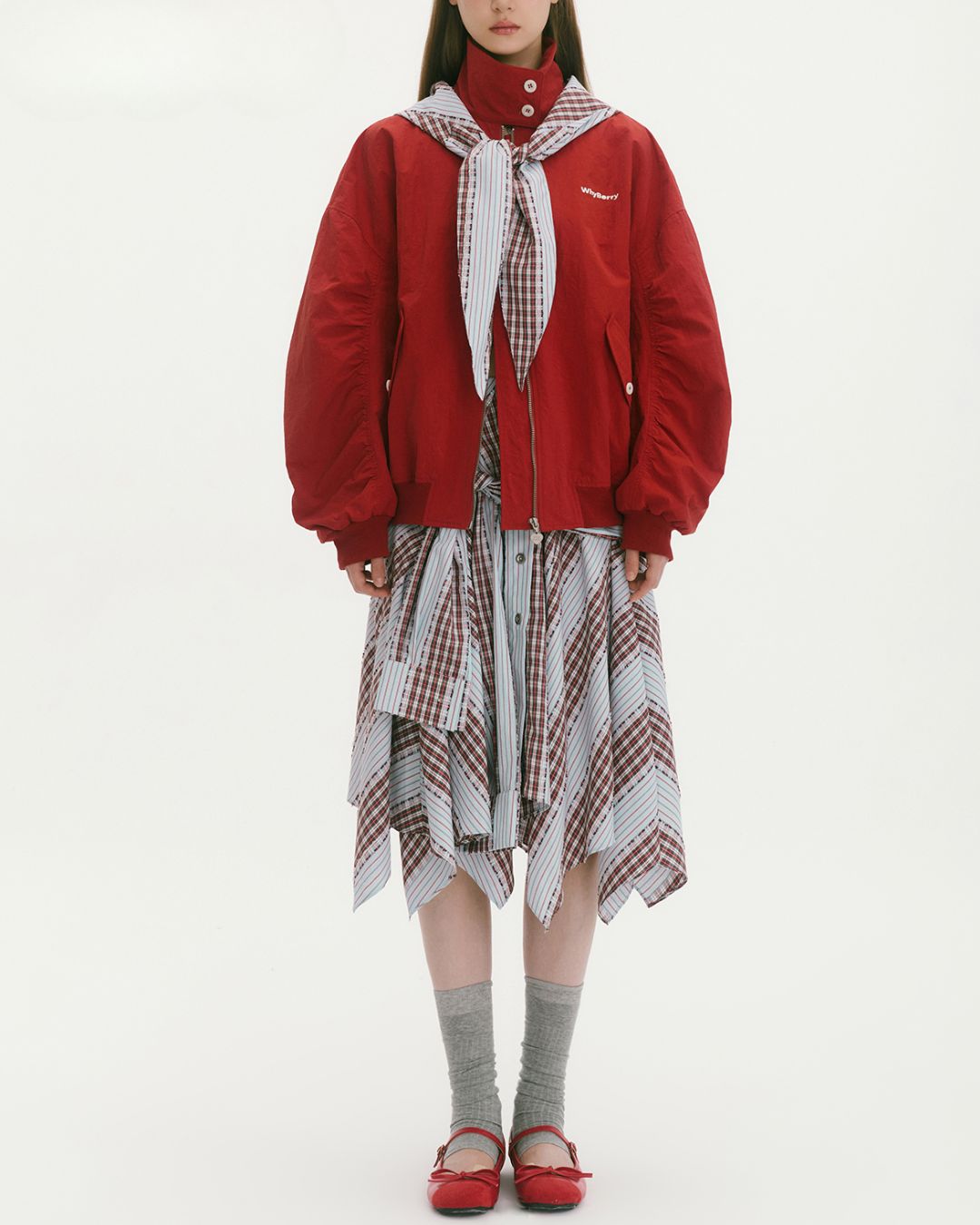 Detachable Hood Stand-collar Jacket　JK030