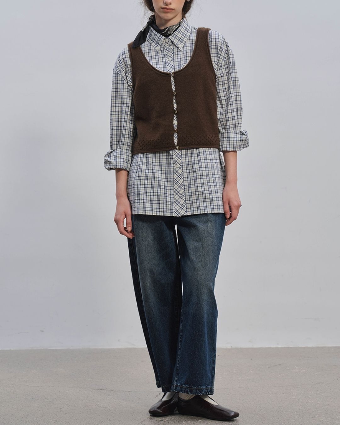 Front And Back 2-way Knit Vest　VT003