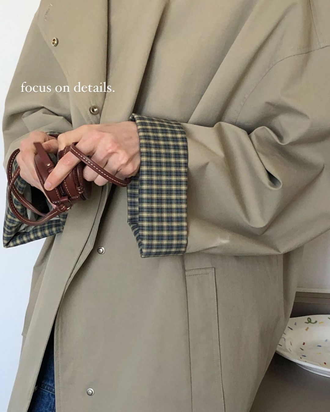 Stand Collar Mid-length Jacket　JK017