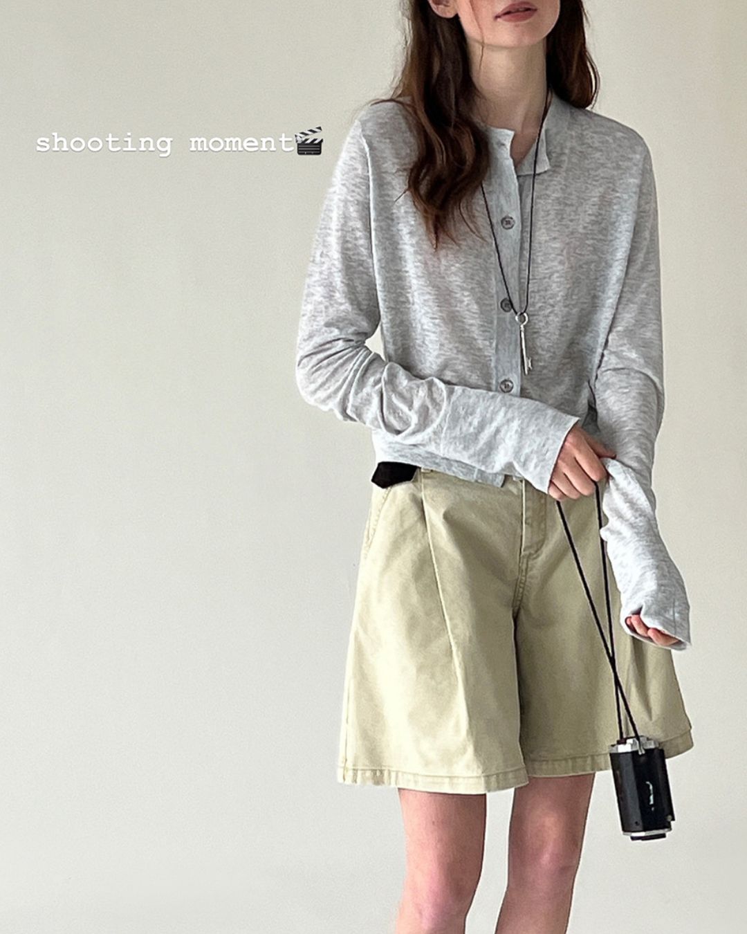 Long Sleeve Knit Cardigan　KN014