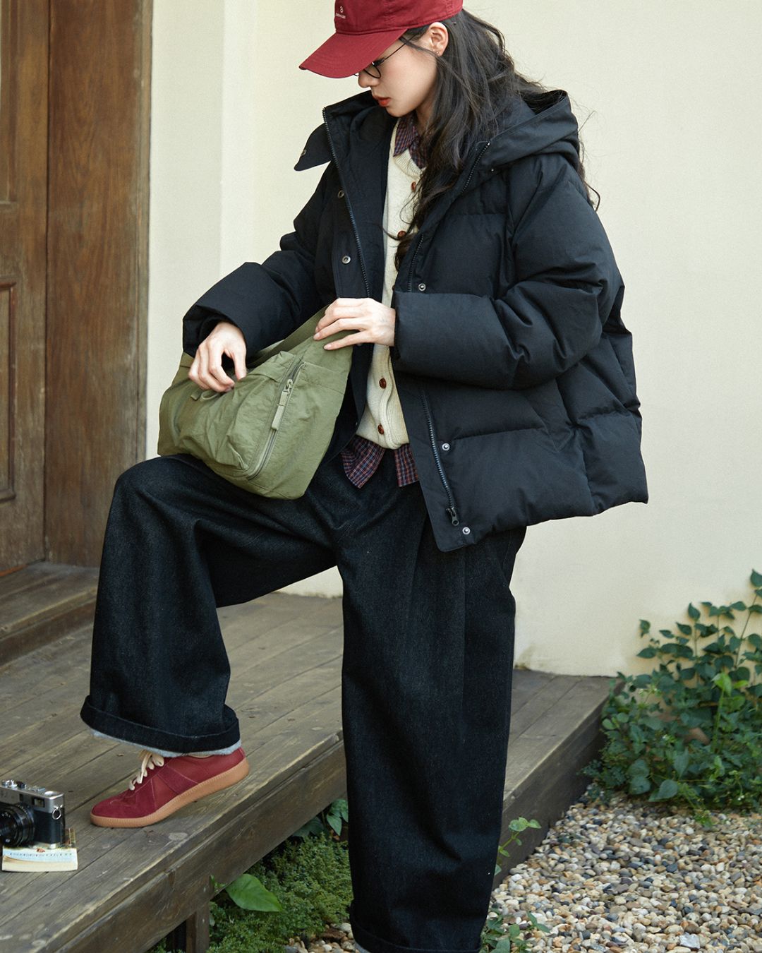 Casual Hooded Down Jacket　JK063