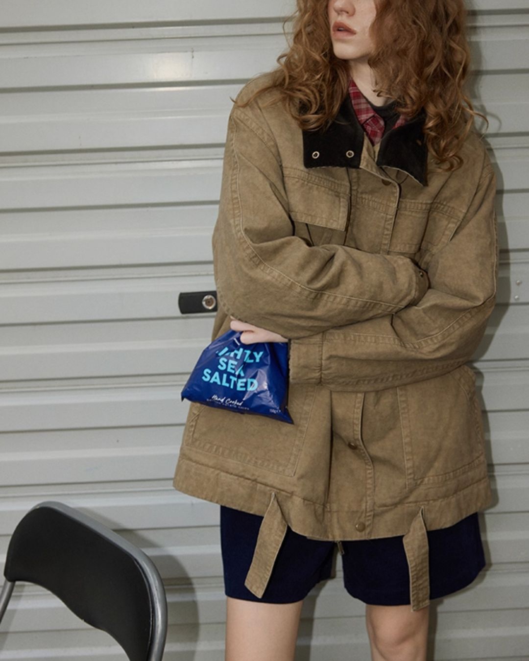 Washed Cotton Work Jacket　JK044