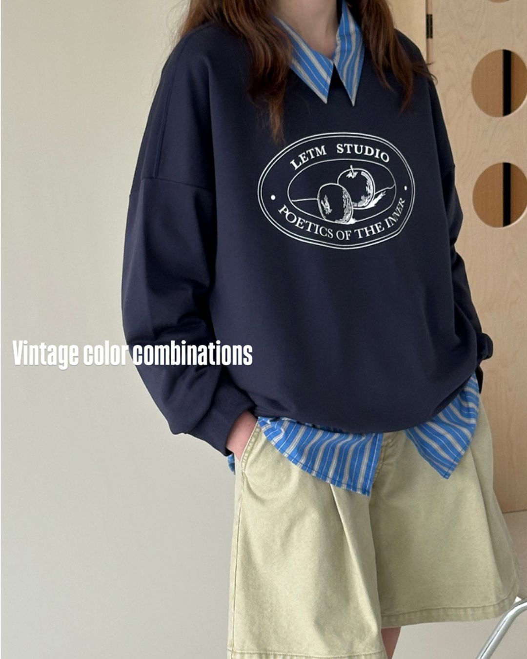 Letter Printed Sweat　SW003