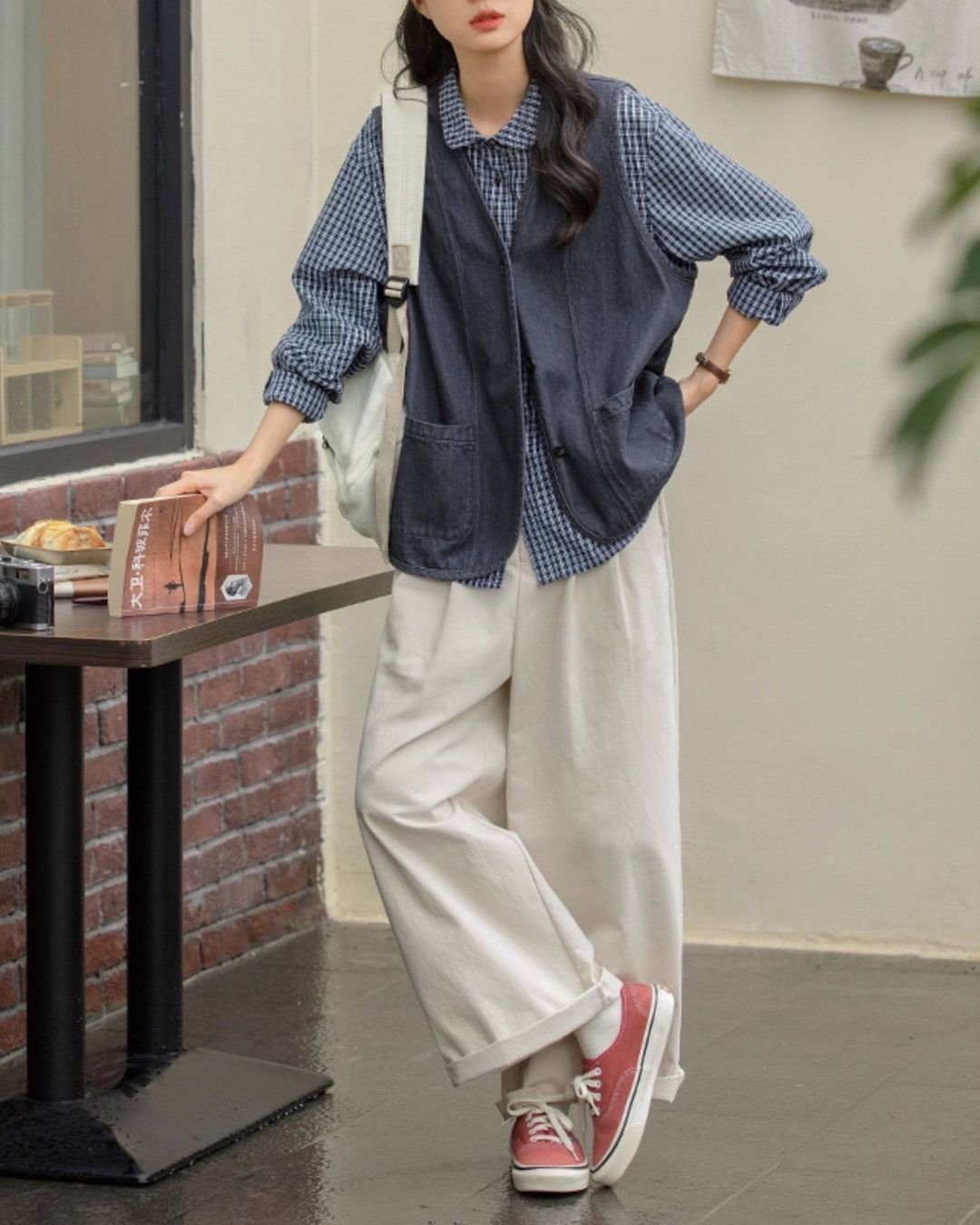 Cotton Wide Pants　PT043