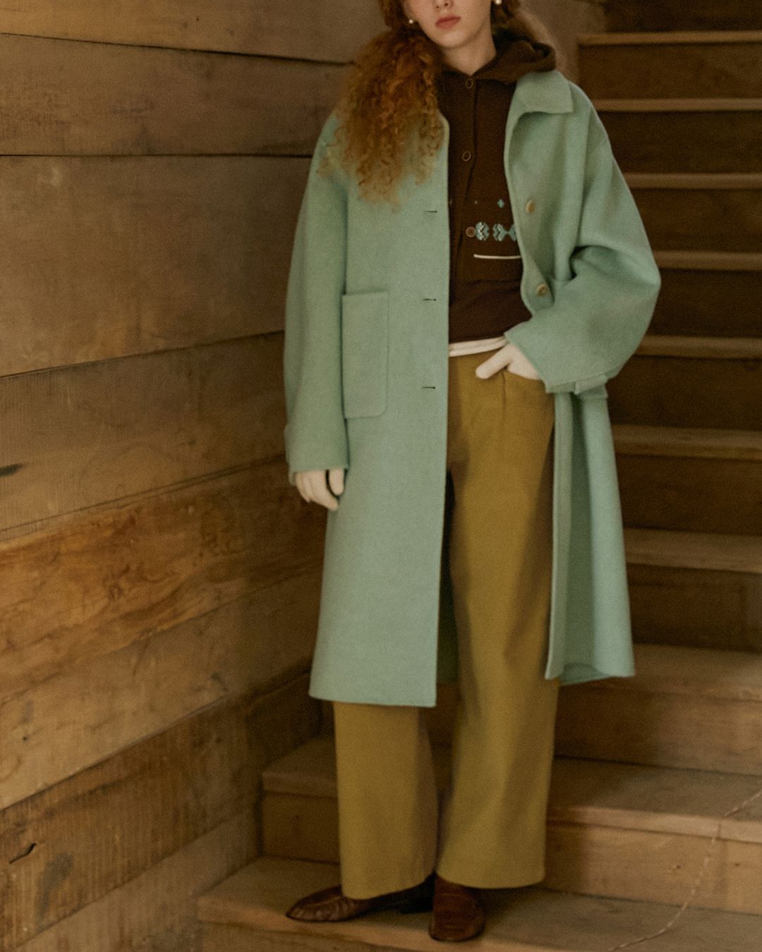 Double-faced Long Wool Coat　CT027