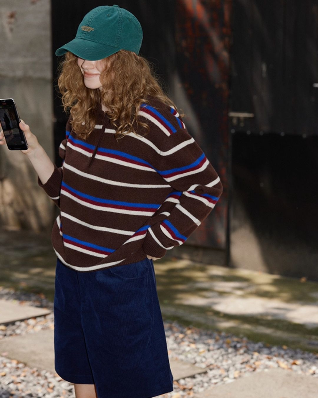 Contrast Border Polo Collar Knit　KN045