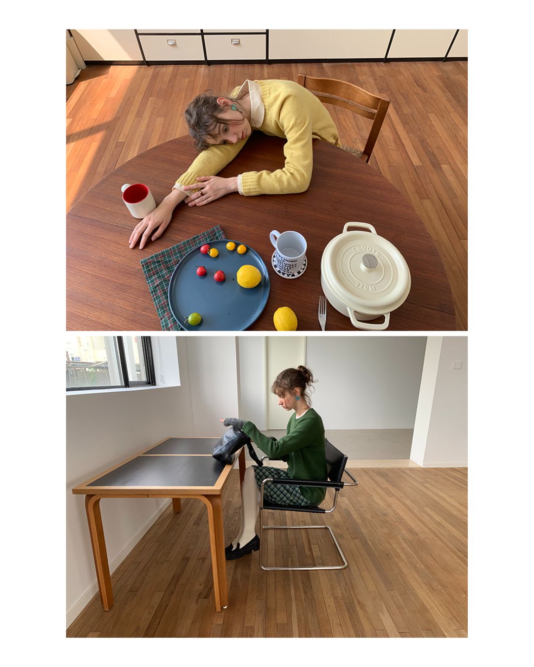 Basic Round Neck Sweater　KN003