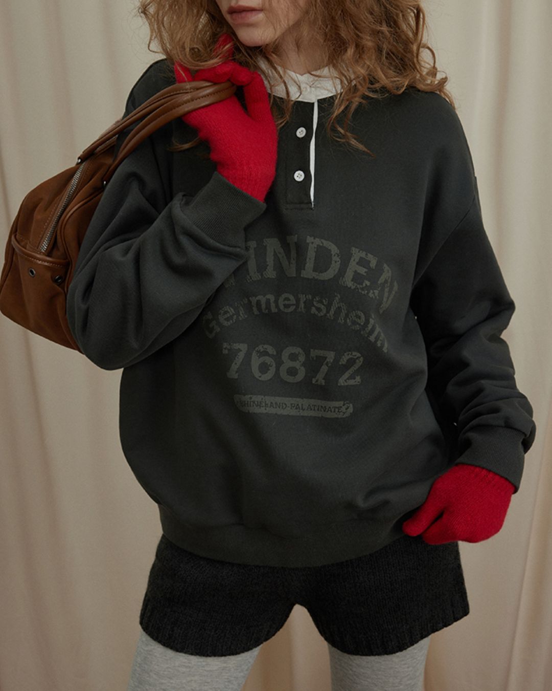 Vintage Logo Fake Layered Sweat　SW007