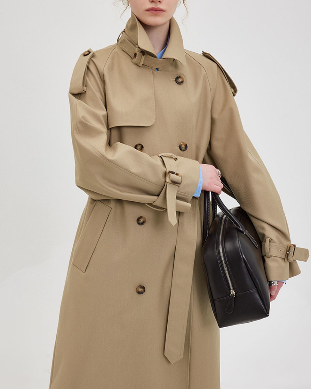 Double-breasted Trench Coat　CT006