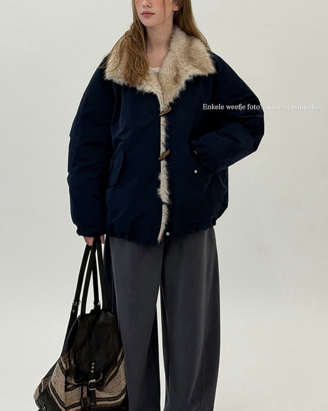 Fur-lined Down Jacket　JK057