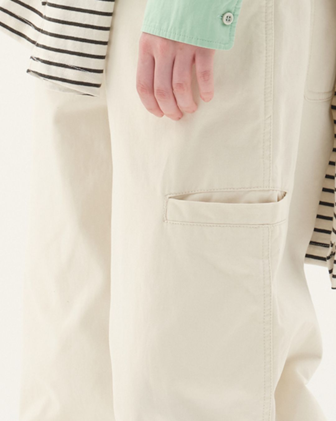 Cotton Straight Work Pants　PT006