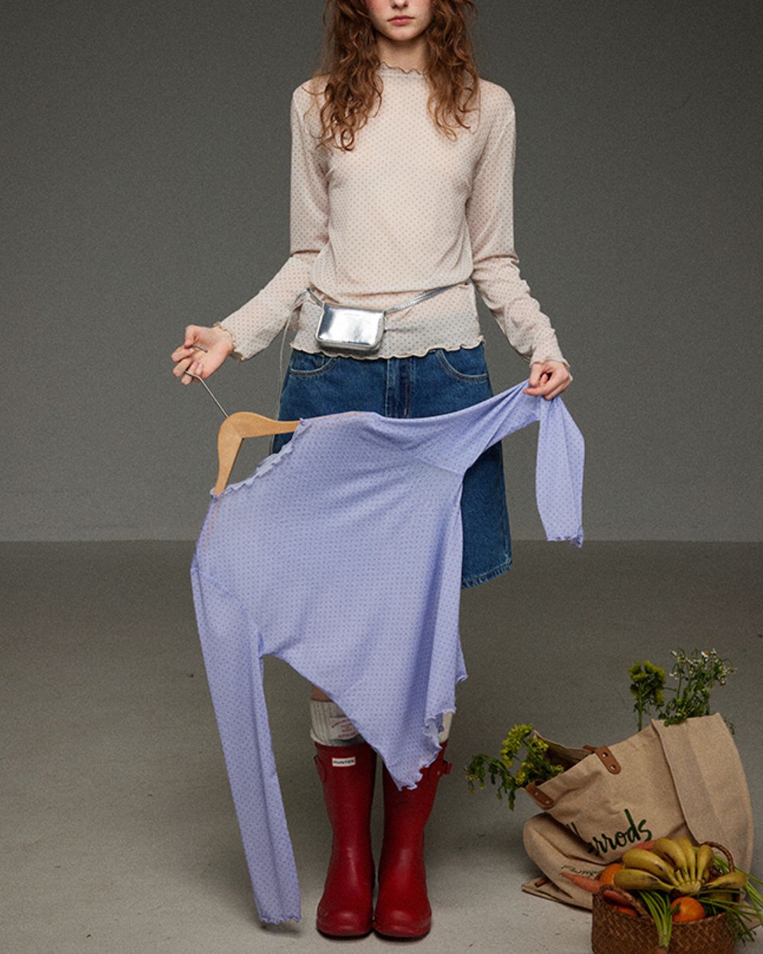 Sheer Dot Mellow Top　LT015